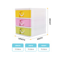 new product colorful desktop storage make up organiser with 5 layers drawer